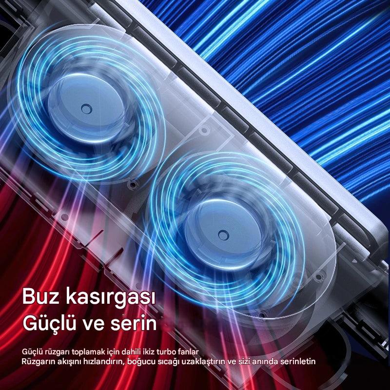 BreeziCar™ Araç Koltuğu Mini Klima Fanı – 3 Kademeli Serinlik, Anında Konfor
